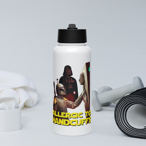 Frozen Assets Stainless Steel Straw Water Bottle (32 oz)