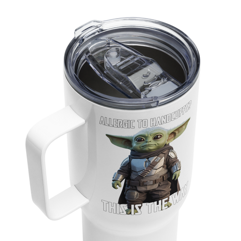 This Is the Way — Grogu Approved Travel Mug with Handle