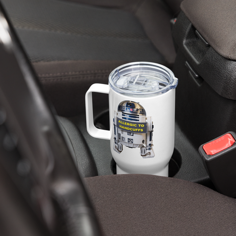 “Droid on Probation” Travel Mug with Handle