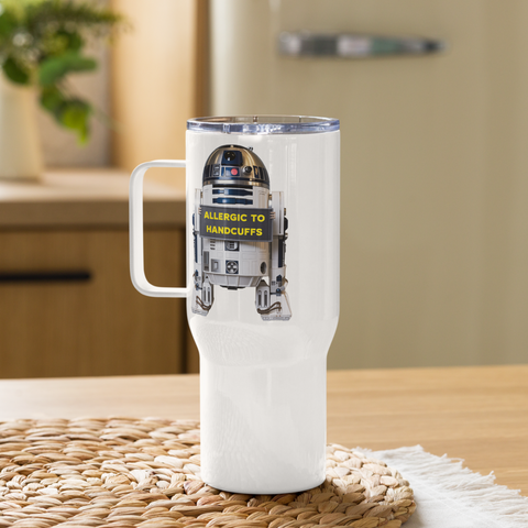 “Droid on Probation” Travel Mug with Handle