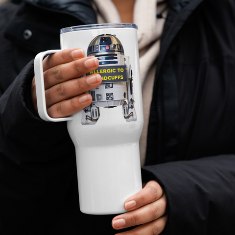 “Droid on Probation” Travel Mug with Handle