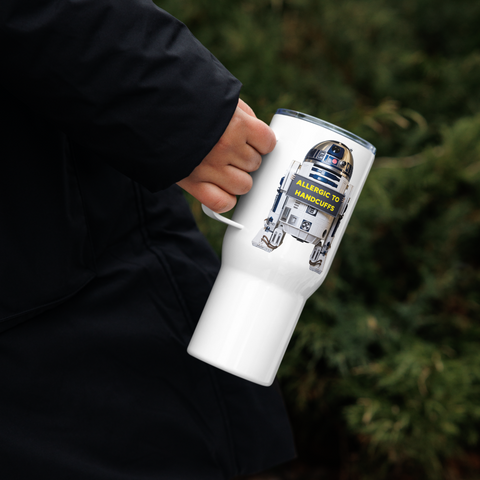 “Droid on Probation” Travel Mug with Handle