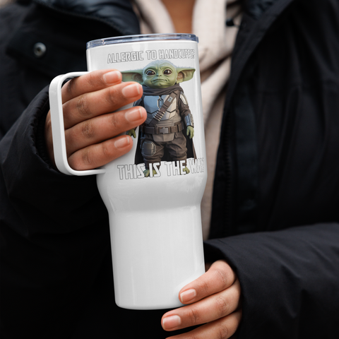 This Is the Way — Grogu Approved Travel Mug with Handle
