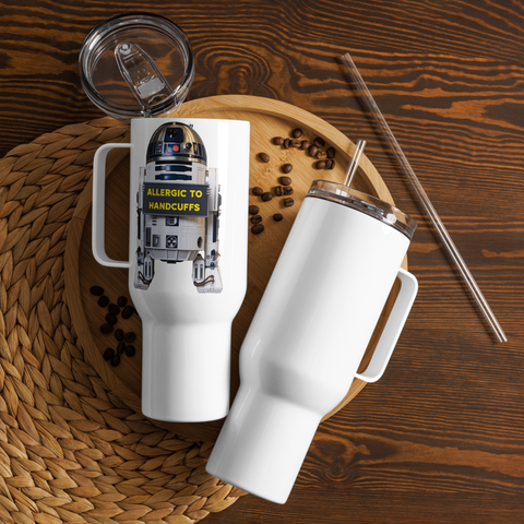“Droid on Probation” Travel Mug with Handle