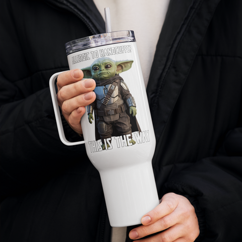 This Is the Way — Grogu Approved Travel Mug with Handle