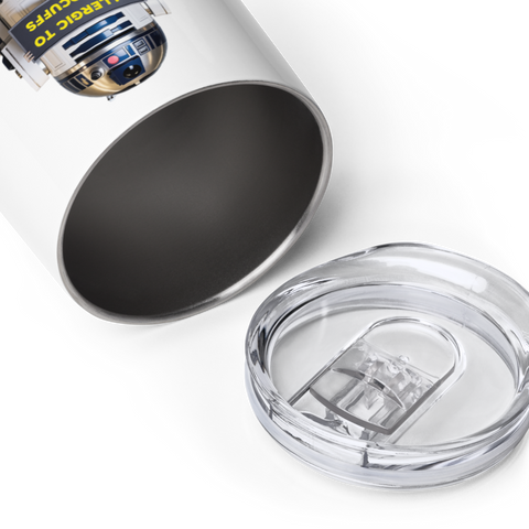 “Droid on Probation” Stainless Steel Wine Tumbler (12 oz)
